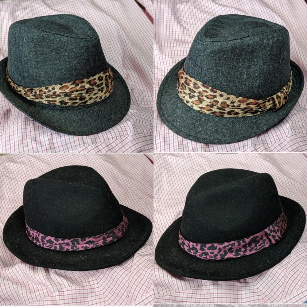 Bundle of 2 Fedora Hats